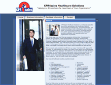 Tablet Screenshot of cpr4sales.com